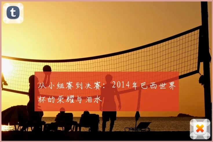 从小组赛到决赛：2014年巴西世界杯的荣耀与泪水